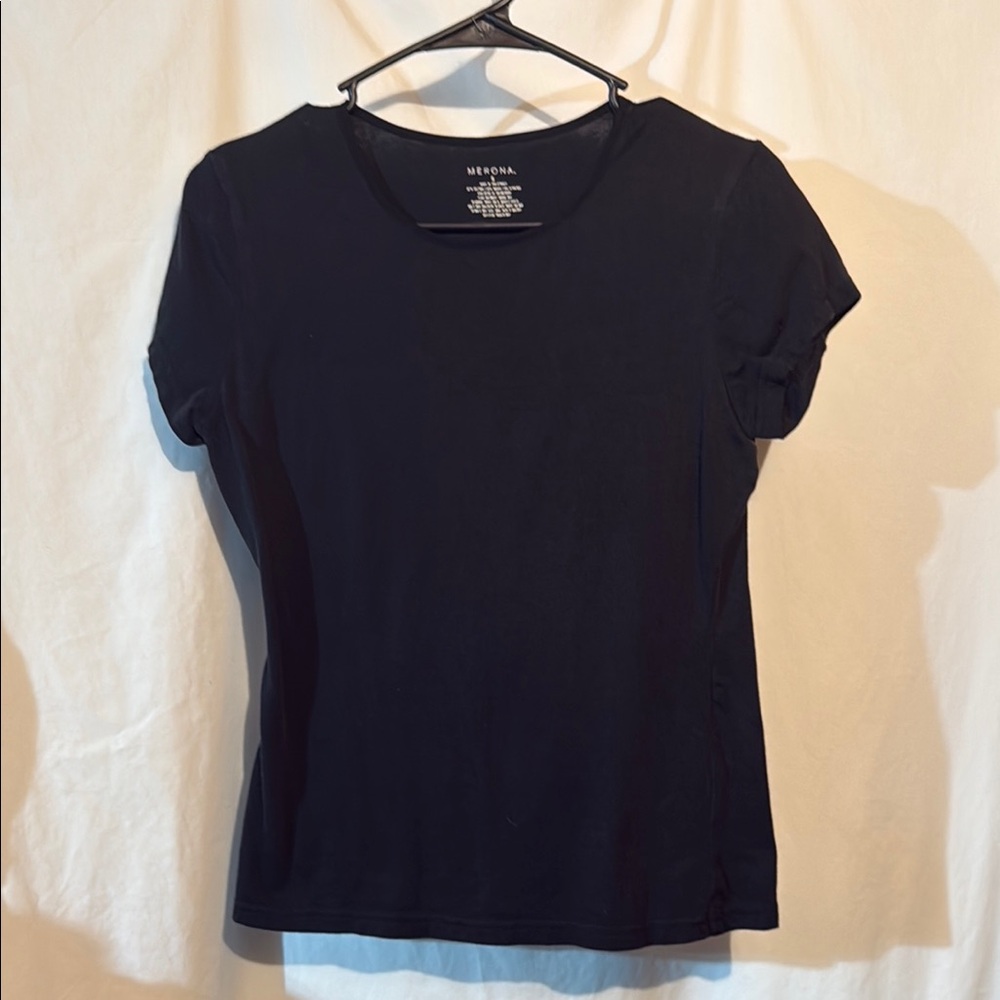 Merona Classic Black Short Sleeve Tee